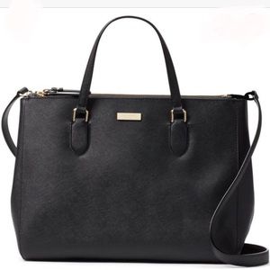 BNWT Kate Spade Laurel Way Black Leather Bag Perfect!